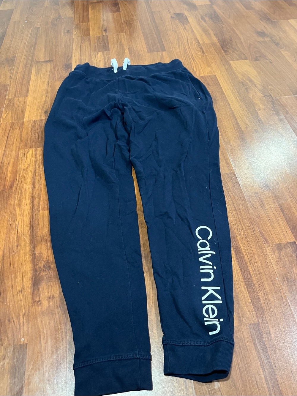 Calvin Klein Kids Navy Jogger Sweatpants with Side Logo